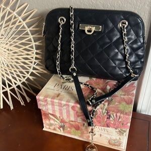 Donna Karan Soft Leather Quilted Handbag/Crossbody!